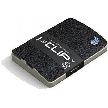 I-Clip 14195 Classic Tarjetero, Color Negro