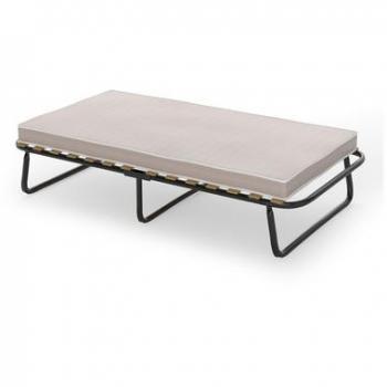 Folding 71 Memory Foam Sleeper Bed with Metal Frame in Black