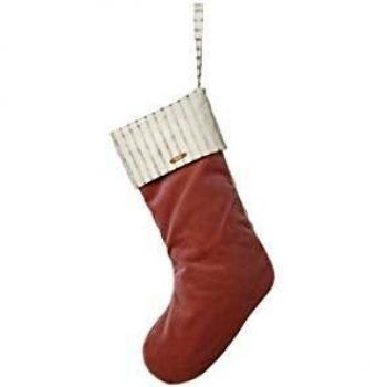 Christmas Velvet Stocking, Rose