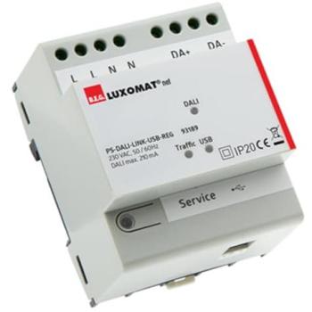 DALI-Link USB Power Supply with DIN-Rail Mounting, 210mA, IP20