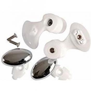 Kit de Rodamientos con Soportes Lunes R Blanco y Cromado