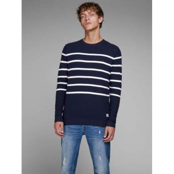 JACK & JONES Jorbash Knit Crew Neck, suéter para Hombre, Small