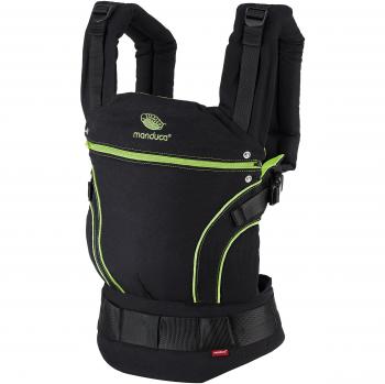 Manduca First Portabebé BlackLine ScreaminGreen