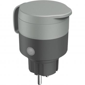 Enchufe exterior Hama WLAN control 10A 2300W gris
