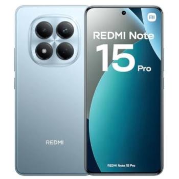 Xiaomi Redmi Note 15 Pro - Smartphone 4G, Pantalla AMOLED de 6.77, 8 GB RAM, 256 GB Almacenamiento, Batería de 6500 mAh, Doble SIM, Color Azul