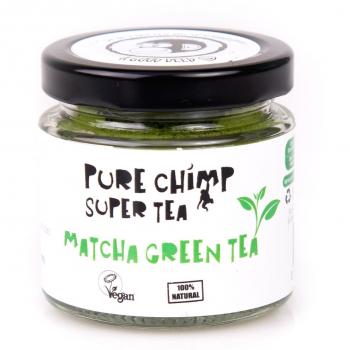 Matcha Green Tea Powder (Super Tea) 50g by PureChimp | Ceremonial Grade from Japan | Pesticide-Free | Recyclable Glass Jar & Aluminium Lid