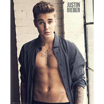GB Eye, Justin Bieber, Shirt, Mini poster, 40 x 50 cm