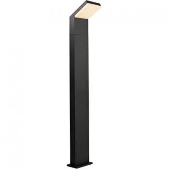 Lámpara de Pie LED Tucanae 18W IP65 Gris Oscuro 100 cm