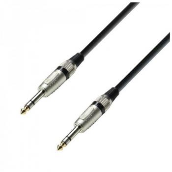 Cable de Sonido Adam Hall JACK 6,3 Stereo Macho-Macho 6,3 ST 3mts HQ de Alta Calidad