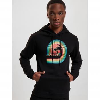 Mister Tee Black Roller Skater Hoodie for Men Size S