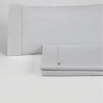 Juego de Sábanas ESTELIA Gris Perla Cama de 150