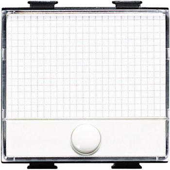 Pulsante Portanome 1 Módulo Iluminado BTicino Matix 10A 250V