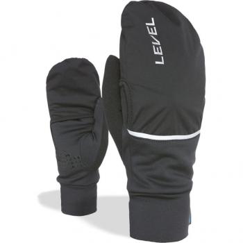 Guantes unisex Spider de LEVEL con aislamiento térmico, membrana impermeable, palma de cuero sintético, ajuste en muñeca y diseño ergonómico