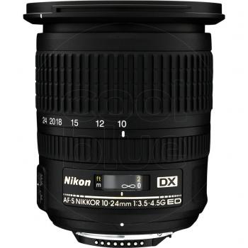 Used Nikon AF-S DX Nikkor 10-24mm f/3.5-4.5G ED Wide-Angle Zoom Lens for Nikon F Mount