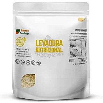 Energy Feelings | Levadura Nutricional en Copos con Vitamina B | Vegana | Sin Gluten | 250g