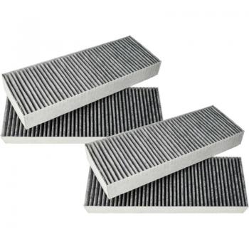 Filtro de Carbón Activado Vhbw 4x Compatible con Bora BAKFS-002 para Extractor de Cocina - 34 x 12,2 x 4,25 cm