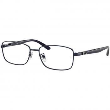 Ray-Ban RX6527D Asian Fit 3076 Unisex Eyeglasses Blue Size 56 with Blue Light Block Available