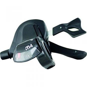 SunRace Mando Derecho Trigger 7V Palanca de Cambio, Negro, M