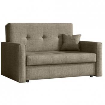 Sofá-cama Columbus 110 con caja de ropa de cama, muebles ya montados, dimensiones 133 x 85 x 98 cm