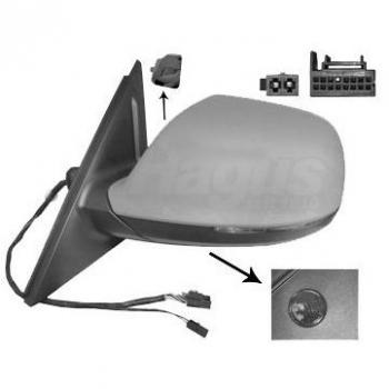 Van Wezel 0380827 Espejos Exteriores para Automóviles