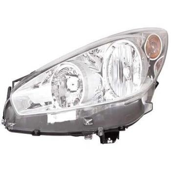 Faro principal DEPO 550-1152LMLD-EM Izquierda con características de faro delantero, diseño específico para el lado izquierdo del vehículo, óptica clara, homologado y compatible con modelos específicos
