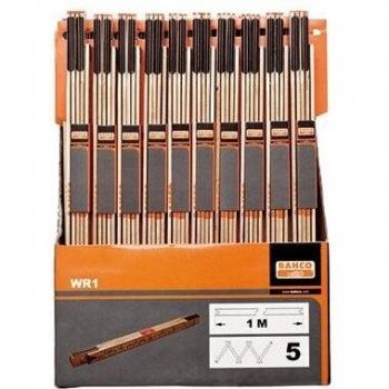 Bahco WR1 - Metro Plegable 1M De Madera De Abedul;