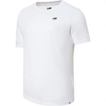 Camiseta de hombre New Balance Small Logo Sport manga corta blanca - L