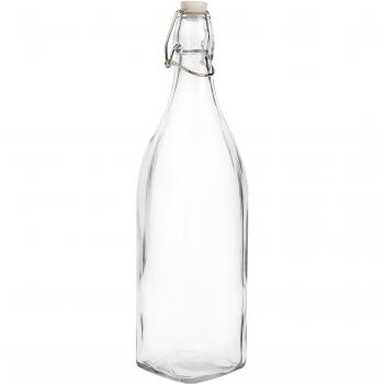 Botella de cristal 1000 ml. cristal