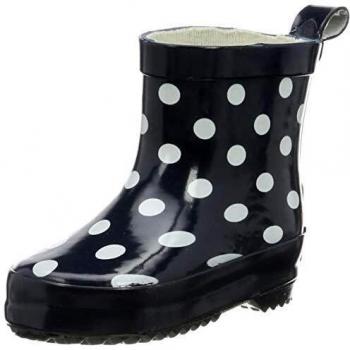 Playshoes Wellington boots points down, Unisex-Child Boots, Blue, 6.5 Child UK