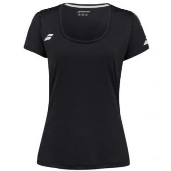 Babolat Play Cap Sleeve Camiseta De Manga Corta para Mujeres - Negro, Ropa de Pádel Mujer, Camiseta Sin Mangas, Modelo 3wp2011 2000, Talla XS