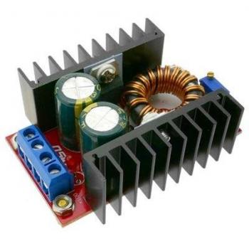 Fuente de Alimentación DC-DC Ajustable de 10-32V a 35-60V, 120W con Disipador DW-0406 - BeMatik