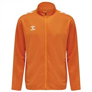 Chaqueta de entrenamiento Hummel Core XK Poliéster con cremallera Naranja