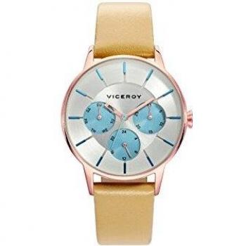 Viceroy Reloj Multiesfera para Mujer de Cuarzo con Correa en Cuero 471162-17