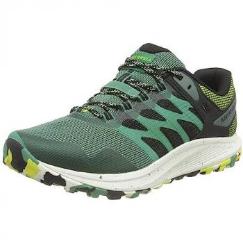 Merrell Zapatillas de Trail Running Nova 3, Zapatos para Senderismo Hombre, Verde Pino, Talla 46 EU
