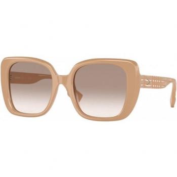 Burberry Be4371 Women's Square Sunglasses in Beige with Gold Detailing, Size: 52 MM
