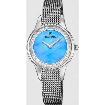 Reloj de mujer Festina Mademoiselle F20494/8 Azul con correa de acero inoxidable 316L