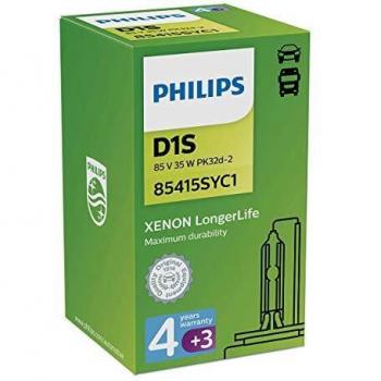 Lámpara Xenón D1S Philips Longerlife 35W 4300K para Faro de Carretera