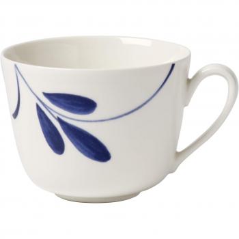 Villeroy & Boch Vieux Luxembourg Brindille Taza, 200 ml, Altura 7 cm, Porcelana Premium, Blanco/Azul