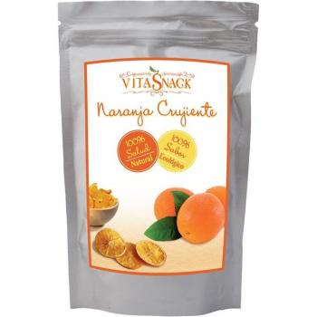 VitaSnack - Deliciosas Rodajas de Naranja Crujiente - Pack de 10 unidades - Ecológicas, sin freír, sin sal y sin gluten