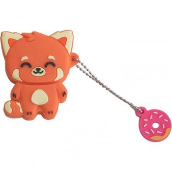Pendrive Mr. Wonderful 32 GB panda rojo - Regalo original con diseño de Panda Rojo para mujeres y niñas