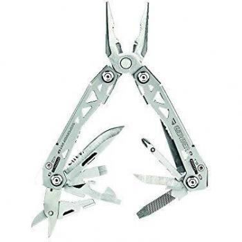 Gerber Suspension NXT Multi-Tool, 15 Tools w/Pocket Clip, Silver - Size: One Size
