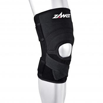 ZAMST ZK-7 Rodillera Deportiva - Rodillera de Menisco y Ligamiento Ajustable para Estabilización Lateral y Anterior – Rodillera Rotuliana con Diseño A Pequeña