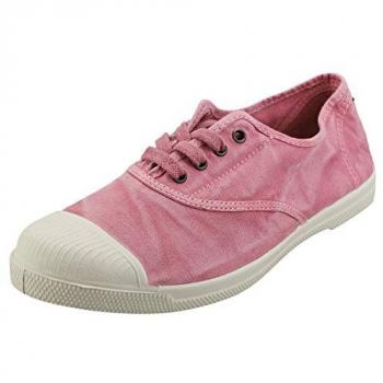 Zapatillas de Lona Eco para Niños y Mujeres en Color Rosa con Puntera de Goma y Cierre Elástico