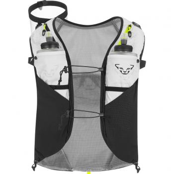 Chaleco Trail Dynafit DNA 8 VEST (Nimbus/Negro Out) - Chaleco ligero, transpirable, con múltiples bolsillos, ajuste ergonómico, material resistente al agua y reflectante para mayor visibilidad