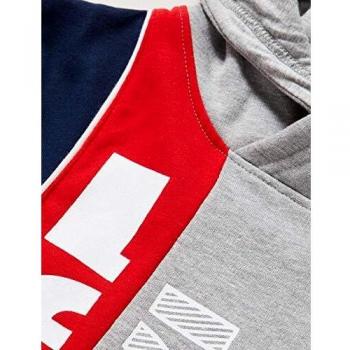 Levi's Kids Lvb Striped Hookup Po Hoodie Sudadera Niños Grey Heather 16 años