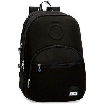Enso Basic Mochila Doble Compartimento Negro 32x46x17 cms Poliéster 25.02L