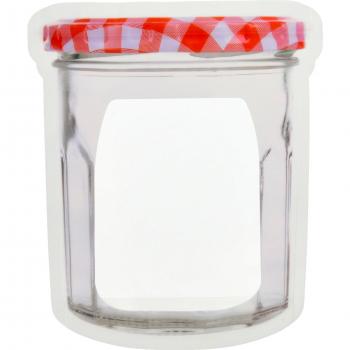 Kikkerland – Tarros de mermelada de reutilizable con cremallera bolsas, Large Set 2