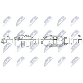 Árbol de transmisión NTY NPW-NS-092 - Alta calidad y durabilidad