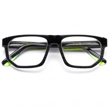 Etnia Barcelona Norman BK Men's Eyeglasses Black Size 55 - Frame Only with Blue Light Block Available