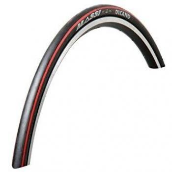 Massi Volcano Cubierta para Bicicleta, Unisex Adulto, Negro/Rojo, 700 x 23